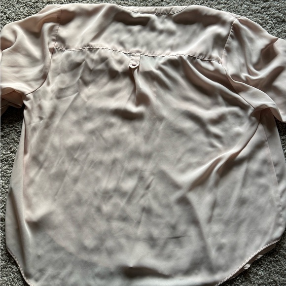 Pale pink Torrid Harper pull over blouse - Picture 2 of 4